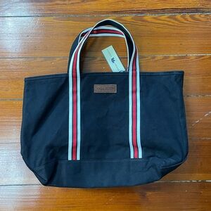 NWT Onward Reserve Large Canvas Utility Tote with Striped Top  Handles